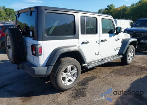 2018 Jeep Wrangler Unlimited Sport S 4X4 from USA, damaged, VIN 1C4HJXDG9JW296716